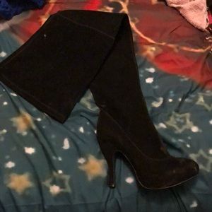 Thigh high high heel boots